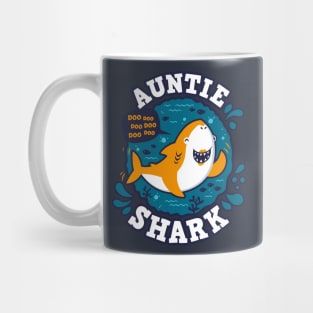 Auntie Shark (trace) Mug
